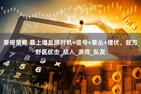 摩根策略 暃上墙反蹲时机+信号+草丛+埋伏，敌方野区伏击_敌人_游戏_队友