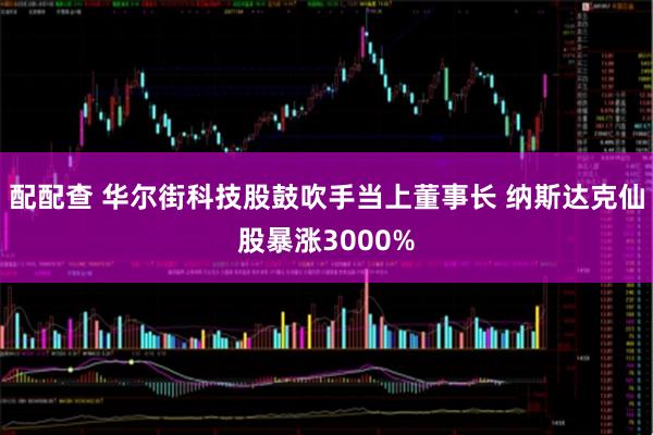 配配查 华尔街科技股鼓吹手当上董事长 纳斯达克仙股暴涨3000%